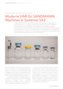 Moderne HMI für SANDMANN  Machines & Systèmes SAS